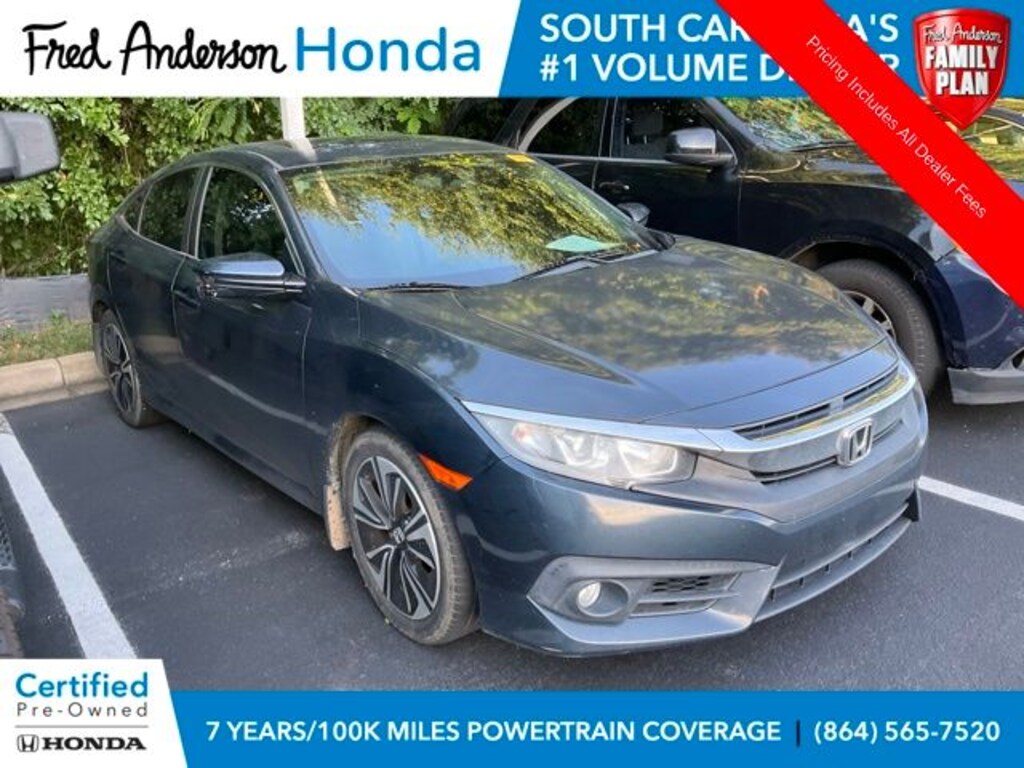 Certified 2017 Honda Civic EX-L Sedan