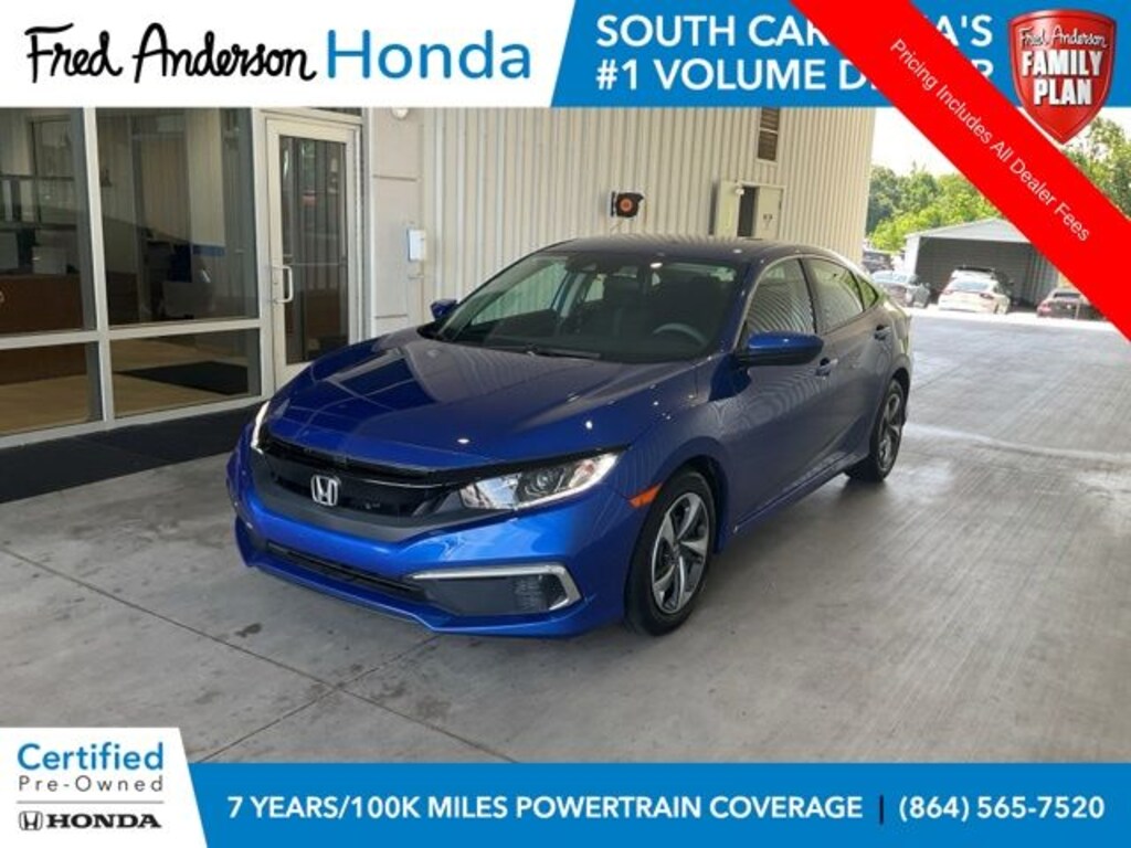 Certified 2021 Honda Civic LX Sedan