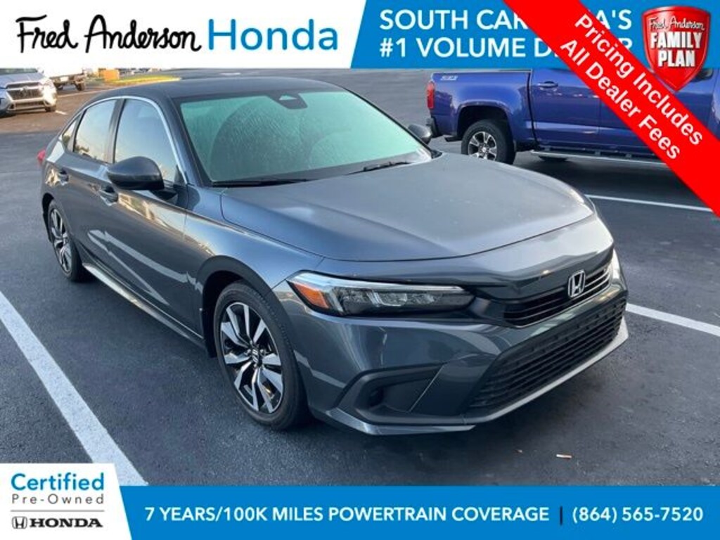 Certified 2023 Honda Civic EX w/BSI Sedan
