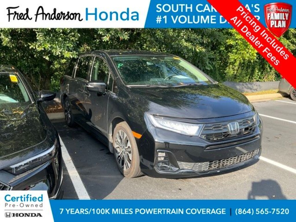 Certified 2025 Honda Odyssey Elite Minivan/Van