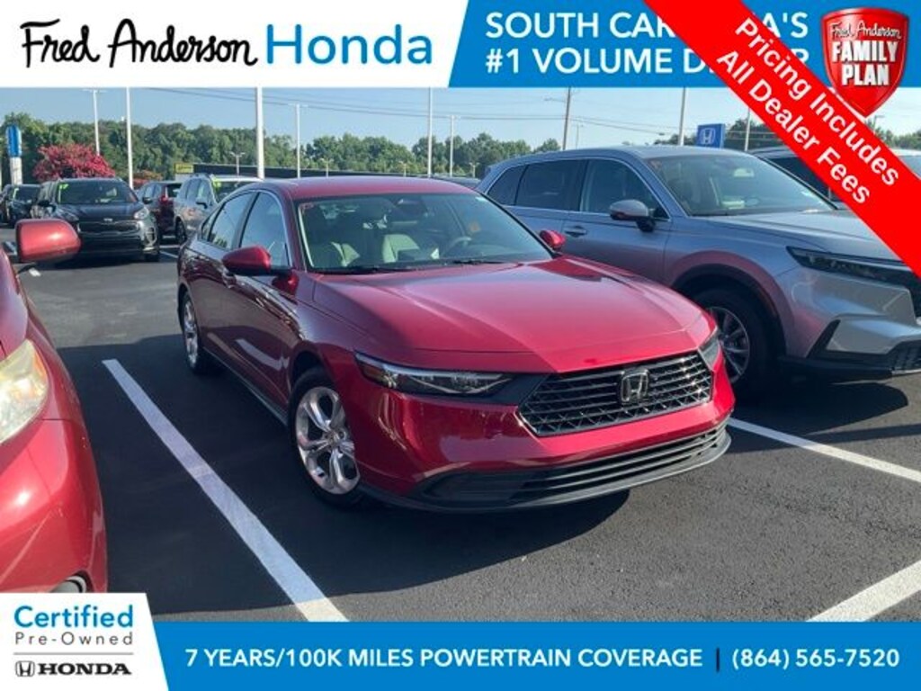 Certified 2023 Honda Accord LX Sedan