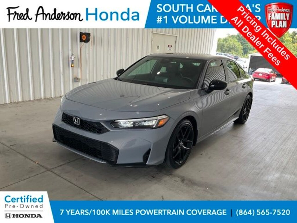 Certified 2025 Honda Civic Hybrid Sport Sedan