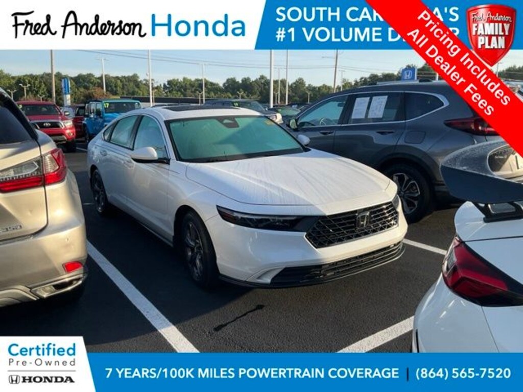 Certified 2023 Honda Accord EX Sedan