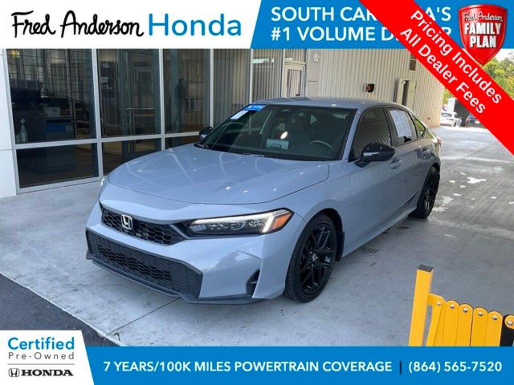Certified 2025 Honda Civic Sport Sedan