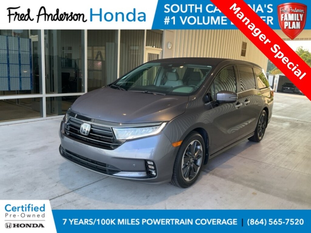 Certified 2023 Honda Odyssey Elite Minivan/Van