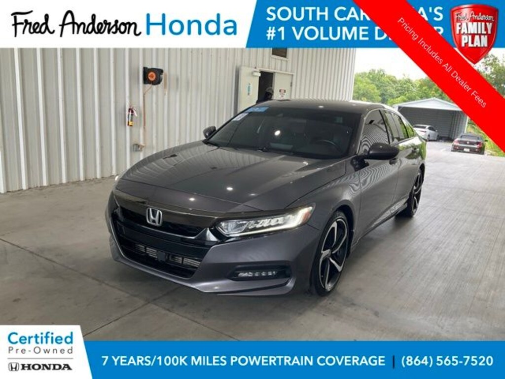 Certified 2020 Honda Accord Sport 1.5T Sedan