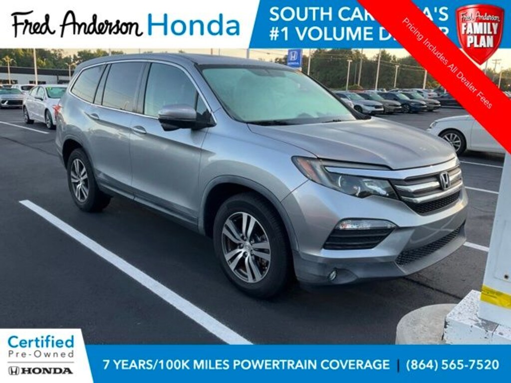 Certified 2016 Honda Pilot EX-L FWD SUV