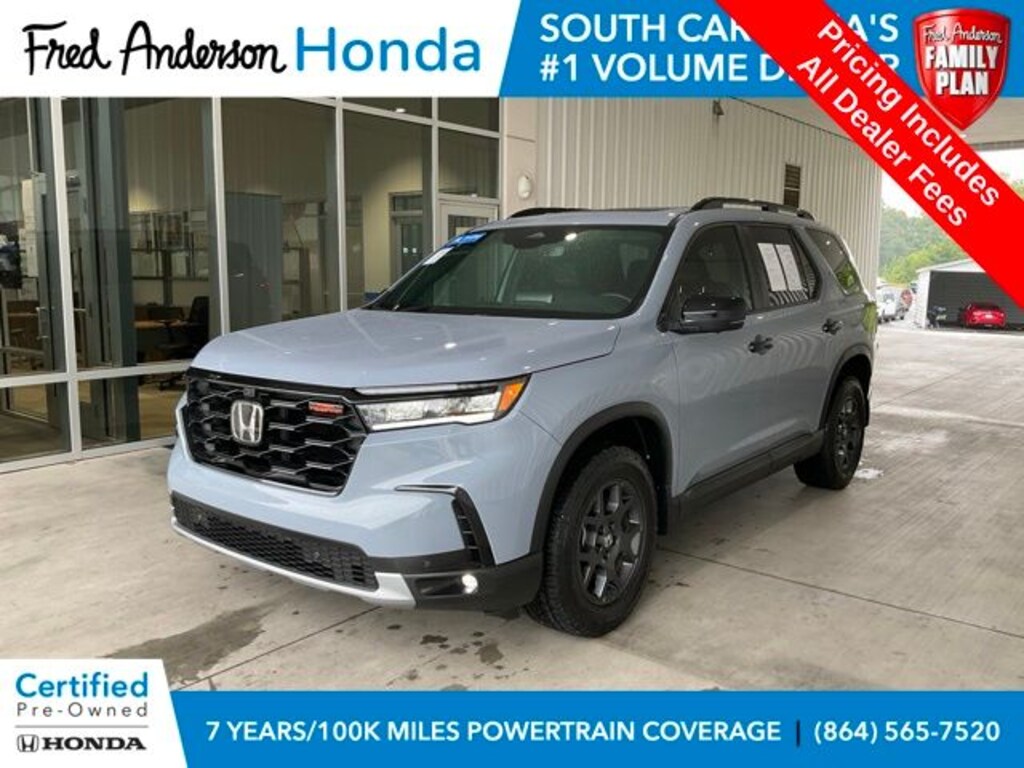 Certified 2025 Honda Pilot TrailSport SUV