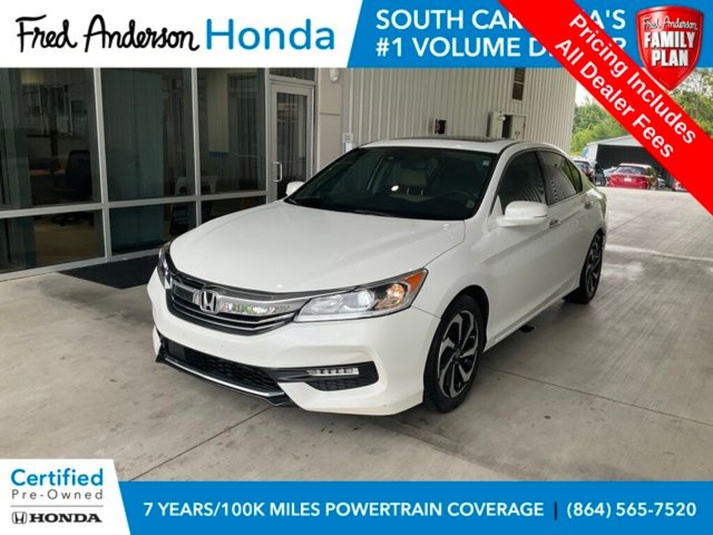 Certified 2016 Honda Accord EX-L w/Navi & Honda Sensing Sedan