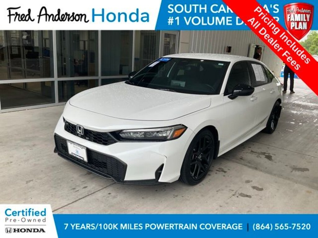 Certified 2025 Honda Civic Sport Sedan