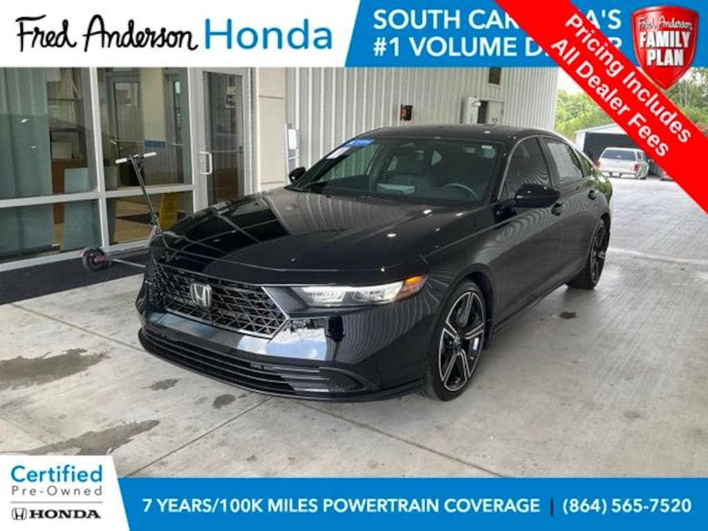 Certified 2025 Honda Accord Hybrid Sport Sedan
