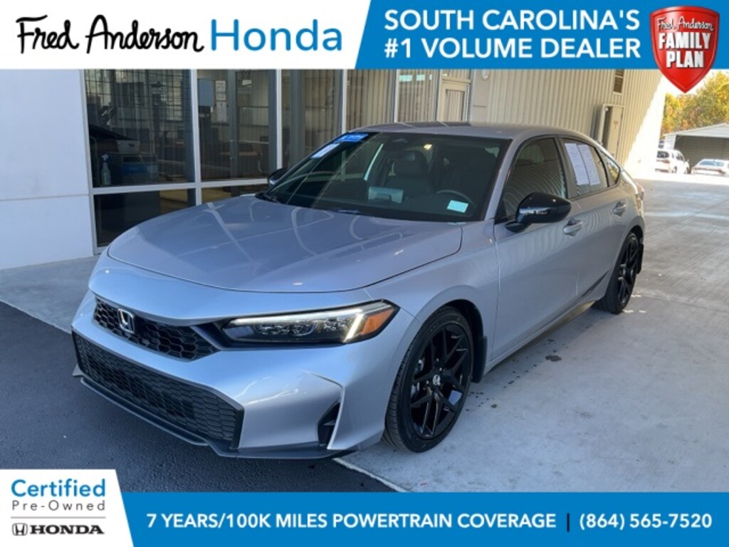 Certified 2025 Honda Civic Sport Hatchback