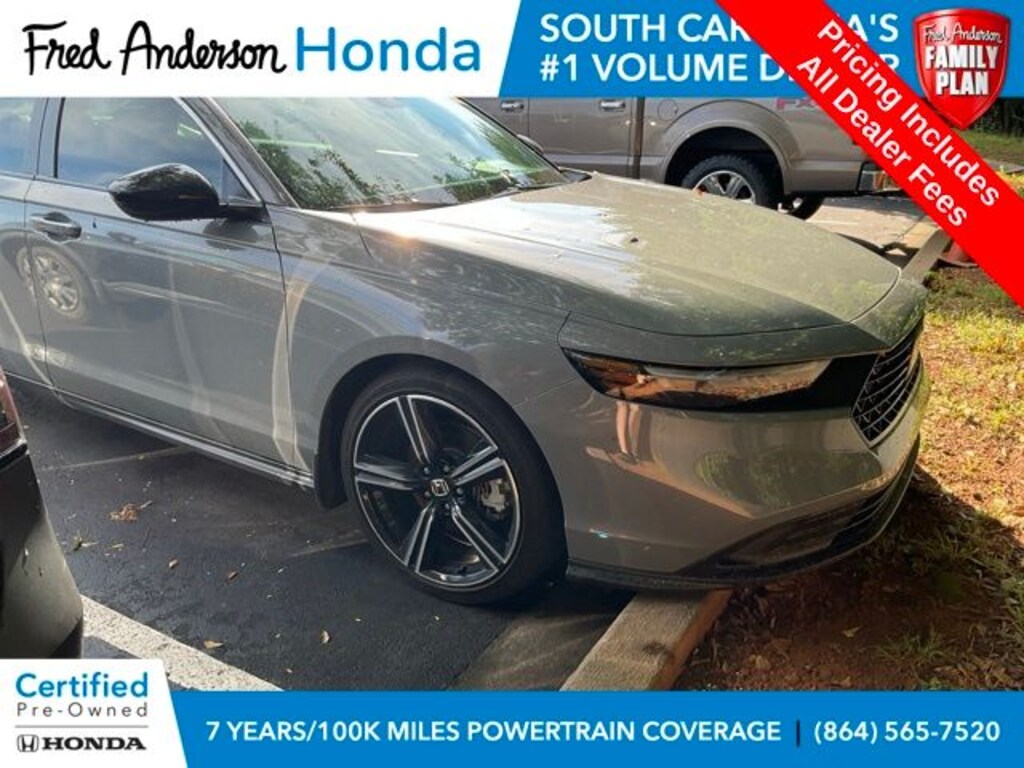 Certified 2025 Honda Accord Hybrid Sport Sedan