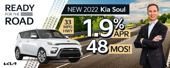 New 2022 Kia Soul 1.9% APR for 48 mos