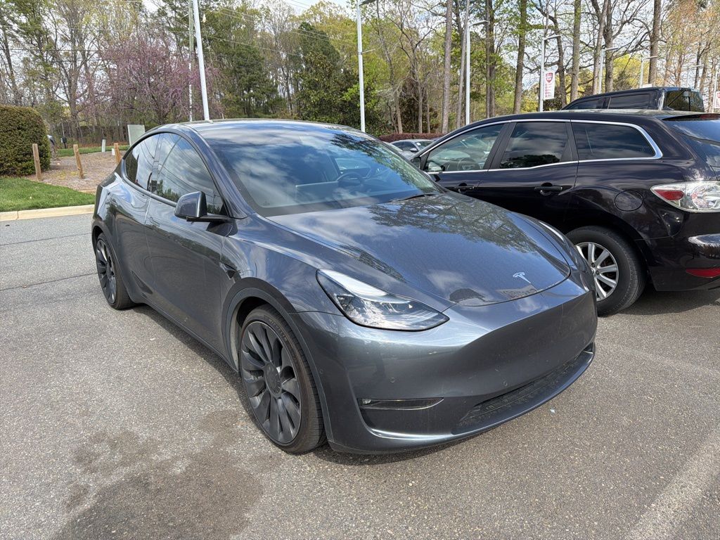Used 2022 Tesla Model Y Performance with VIN 7SAYGDEF5NF361741 for sale in Raleigh, NC