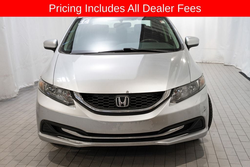 Used 2014 Honda Civic LX with VIN 19XFB2F55EE032119 for sale in Raleigh, NC