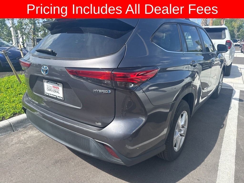 Used 2023 Toyota Highlander Hybrid LE SUV
