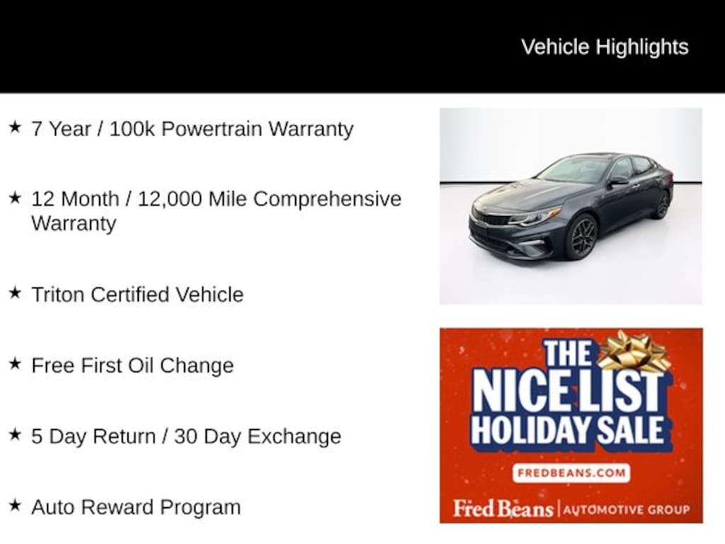 Used 2020 Kia Optima SE Sedan