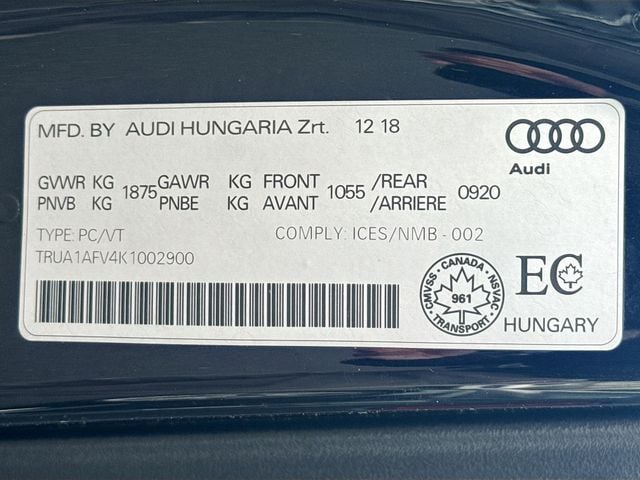 2019 Audi TTS Coupe Base - Photo 35