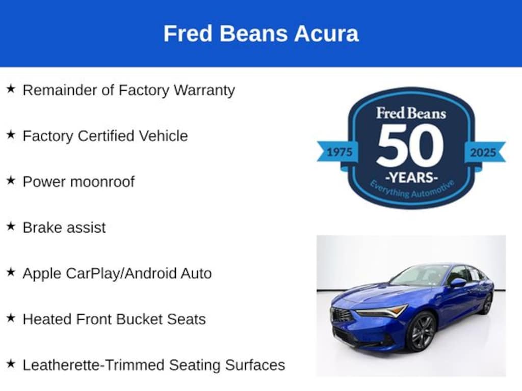 Used 2025 Acura Integra A-Spec Package Hatchback