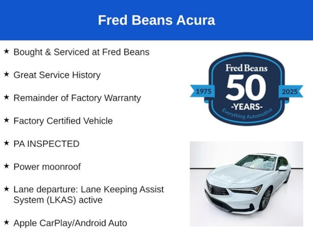 Used 2025 Acura Integra Base Hatchback