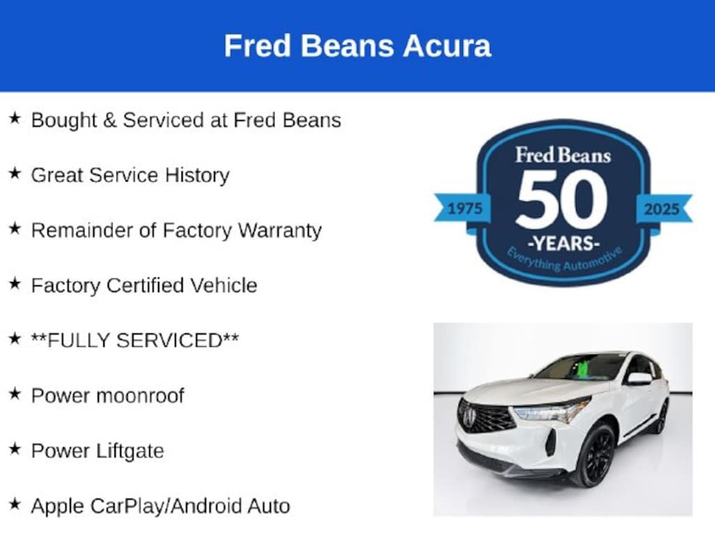 Certified 2026 Acura RDX SH-AWD SUV