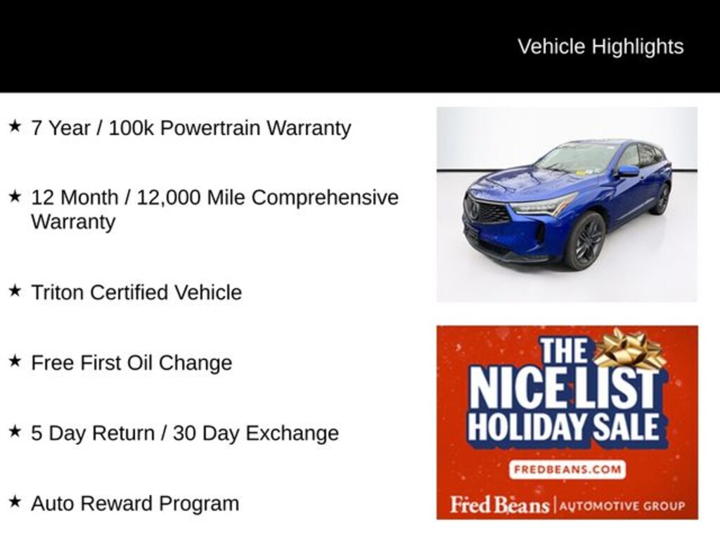 Used 2023 Acura RDX A-Spec Package SUV