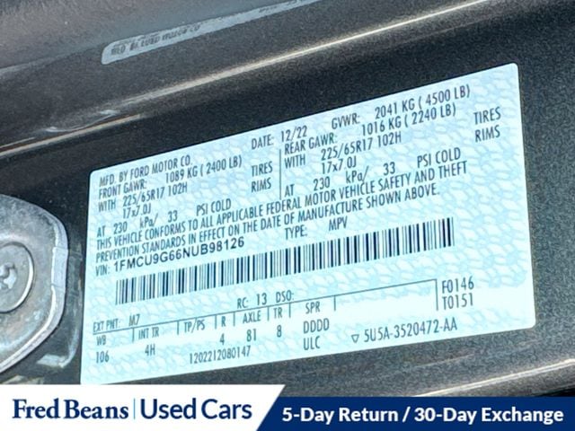 2022 Ford Escape SE - Photo 35