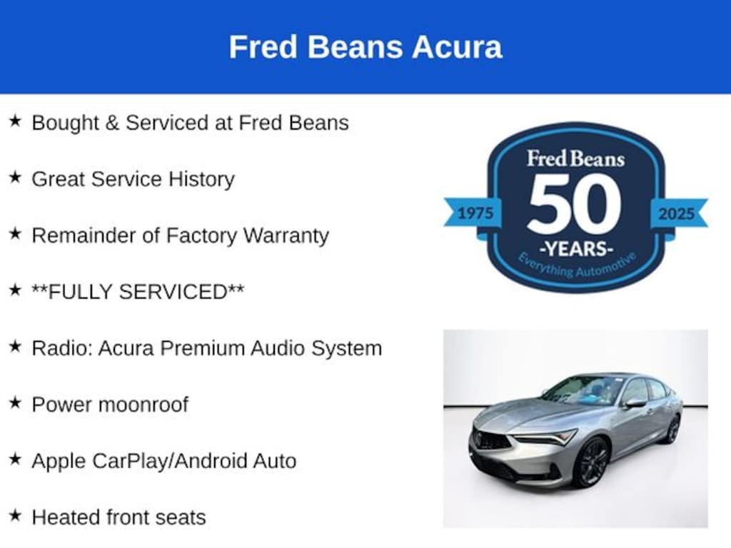 Used 2025 Acura Integra A-Spec Package Hatchback