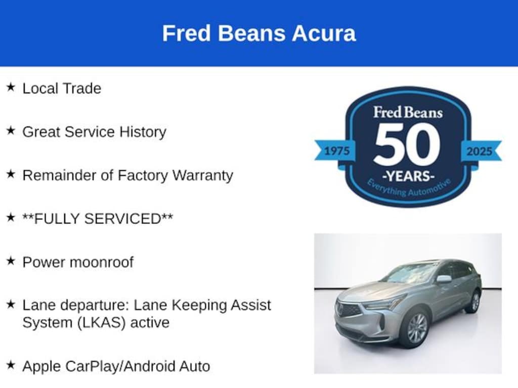 Certified 2023 Acura RDX SUV