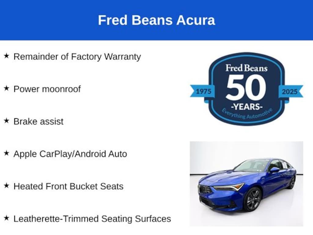 Used 2025 Acura Integra A-Spec Package Hatchback
