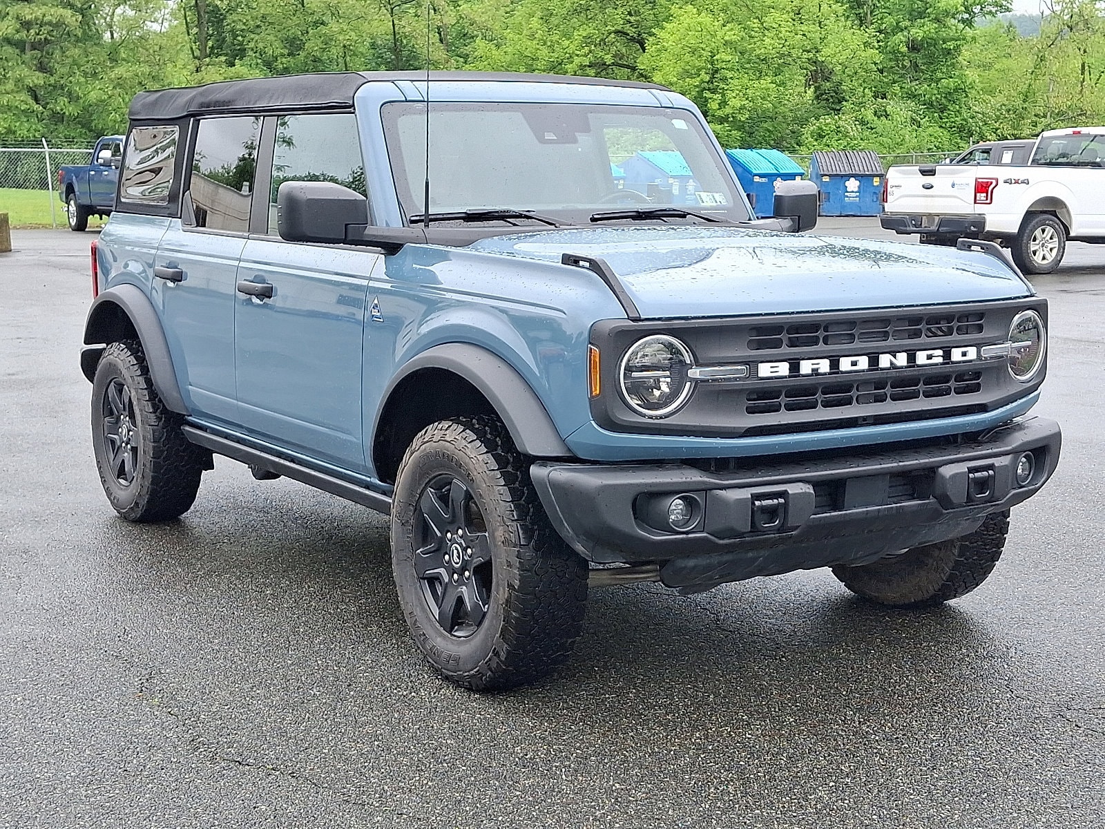 Certified 2022 Ford Bronco 4-Door Black Diamond with VIN 1FMEE5BP4NLB63542 for sale in Doylestown, PA