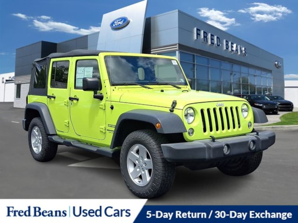 Used 2017 Jeep Wrangler Unlimited Sport SUV