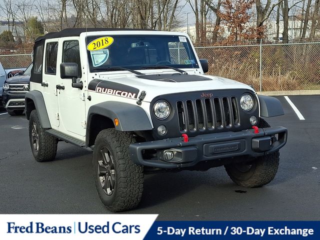 Used 2018 Jeep Wrangler JK Unlimited Rubicon Recon with VIN 1C4HJWFGXJL814356 for sale in Boyertown, PA