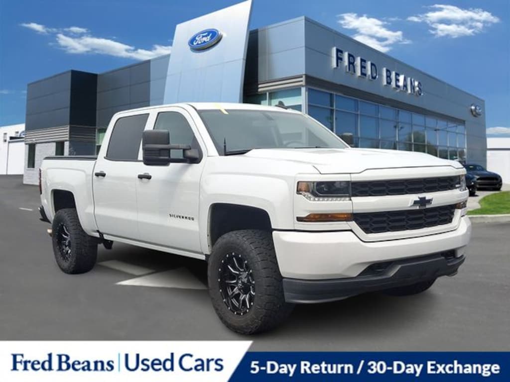 Used 2018 Chevrolet Silverado 1500 Custom Truck Crew Cab