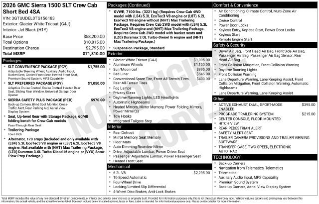 2026 GMC Sierra 1500 SLT - Photo 9