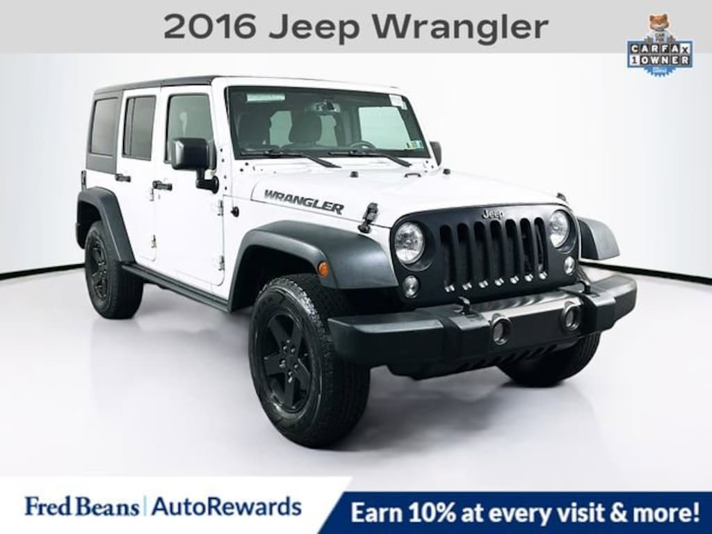 Used 2016 Jeep Wrangler Unlimited Black Bear SUV