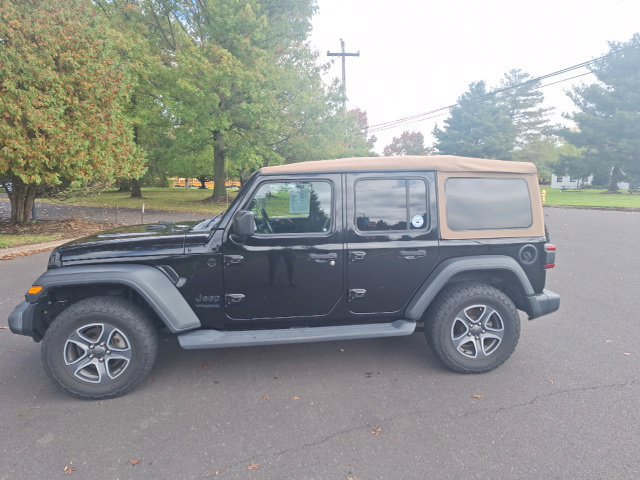 Used 2020 Jeep Wrangler Unlimited Black and Tan 4x4 SUV