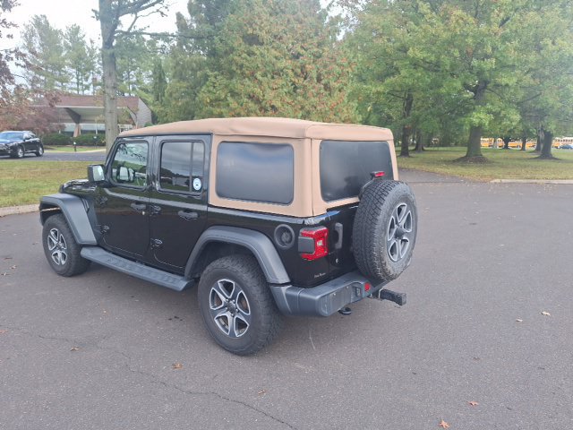 Used 2020 Jeep Wrangler Unlimited Black and Tan 4x4 SUV