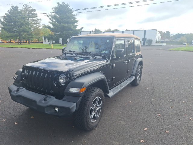 Used 2020 Jeep Wrangler Unlimited Black and Tan 4x4 SUV