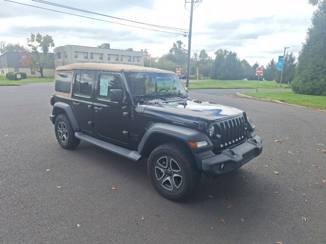 Used 2020 Jeep Wrangler Unlimited Black and Tan 4x4 SUV