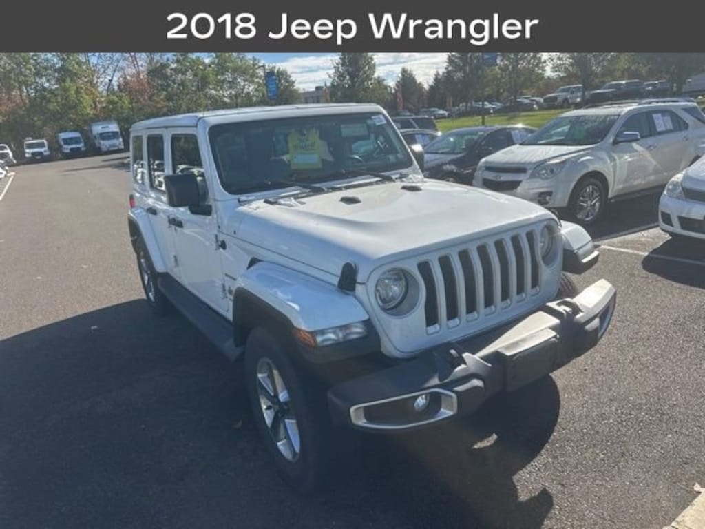 Used 2018 Jeep Wrangler Unlimited Sahara 4x4 SUV