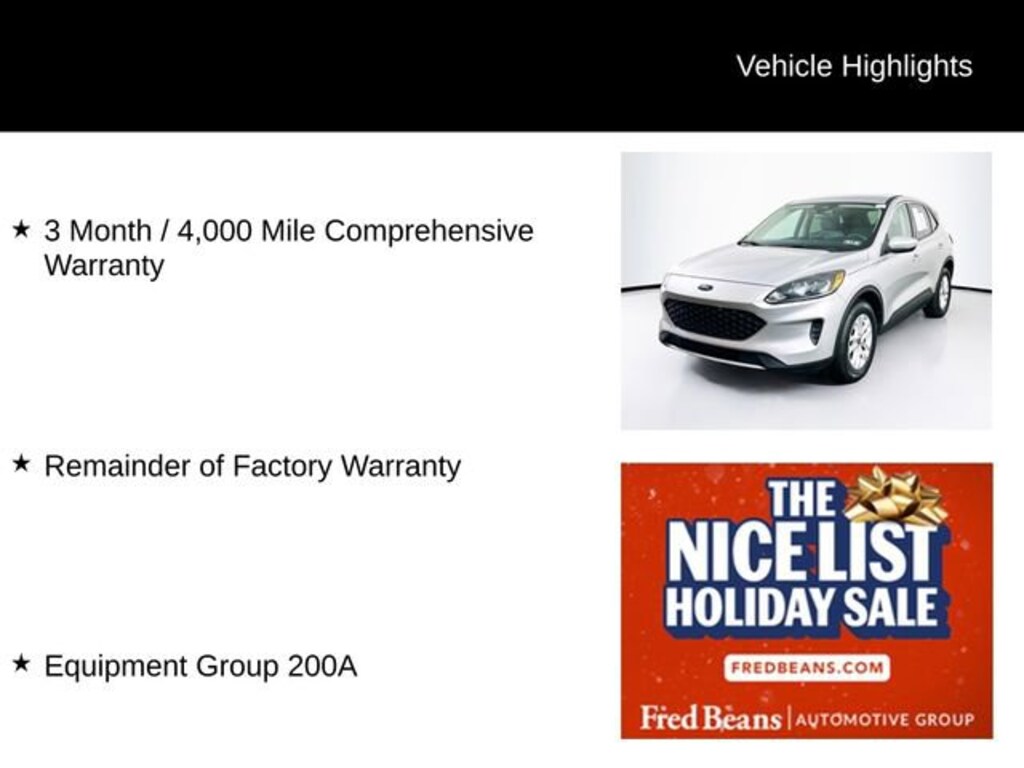 Used 2020 Ford Escape SE SUV