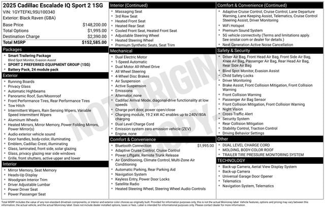 2025 Cadillac Escalade IQ Sport 2 - Photo 9