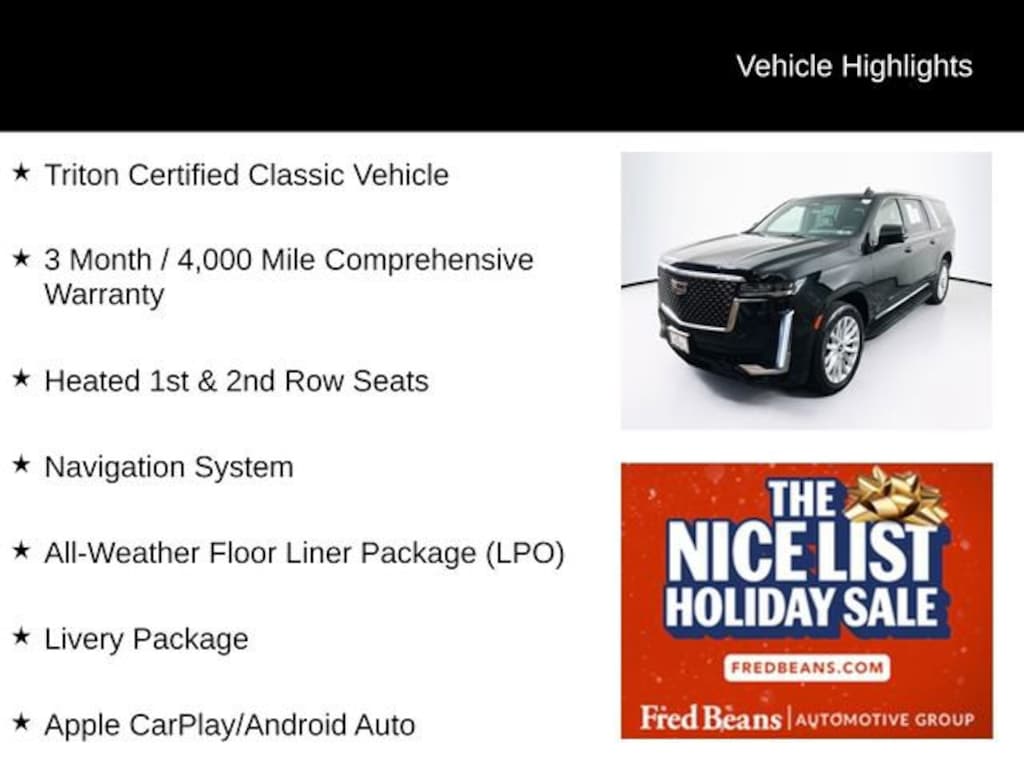 Used 2024 CADILLAC Escalade ESV Luxury SUV