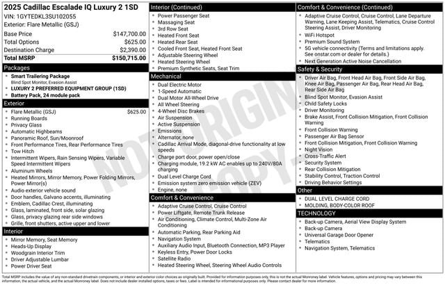 2025 Cadillac Escalade IQ Luxury 2 - Photo 9