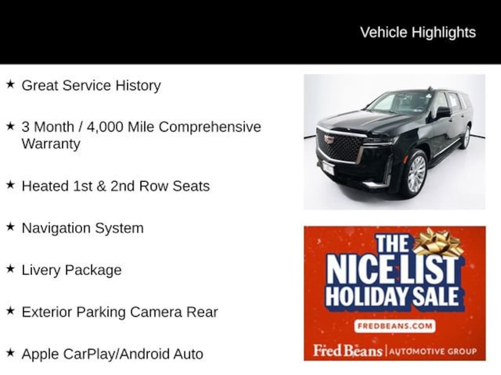 Used 2024 CADILLAC Escalade ESV Luxury SUV