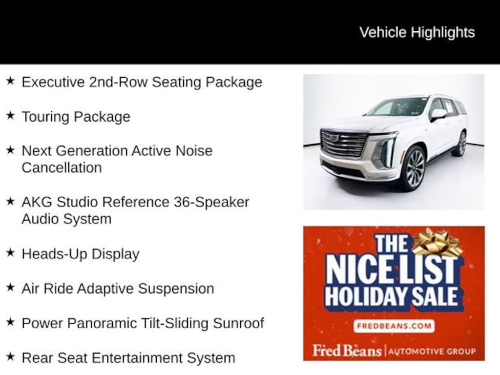 Used 2025 CADILLAC Escalade Premium Luxury Platinum SUV