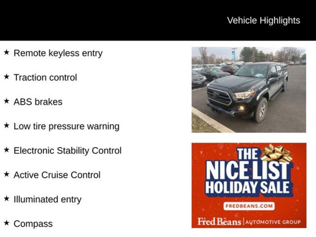 Used 2018 Toyota Tacoma SR