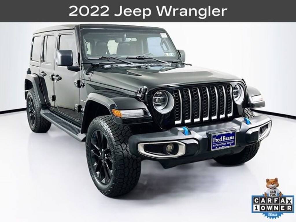 Used 2022 Jeep Wrangler 4xe Unlimited Sahara 4x4 SUV
